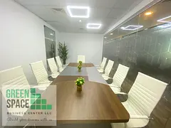 Fully Furnished Office | 100sqft to 250Sqft | Free Chiller, DEWA, WIFI | Conference Room