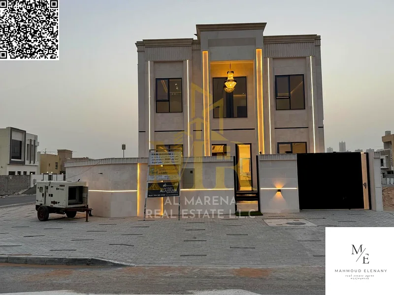فيلا زاوية بتصميم كلاسيكي حديث في الحليو2 - مقابل المسجد، تتميز بتشطيبات فاخرة شخصية بسعر يشمل التسجيل63906384361475110
