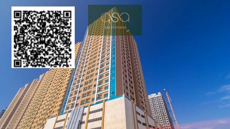 شقة فسيحة بغرفة نوم واحدة متاحة للإيجار في برج باراديس ليك B9، إمارات سيتي، عجمان!63715947690497110