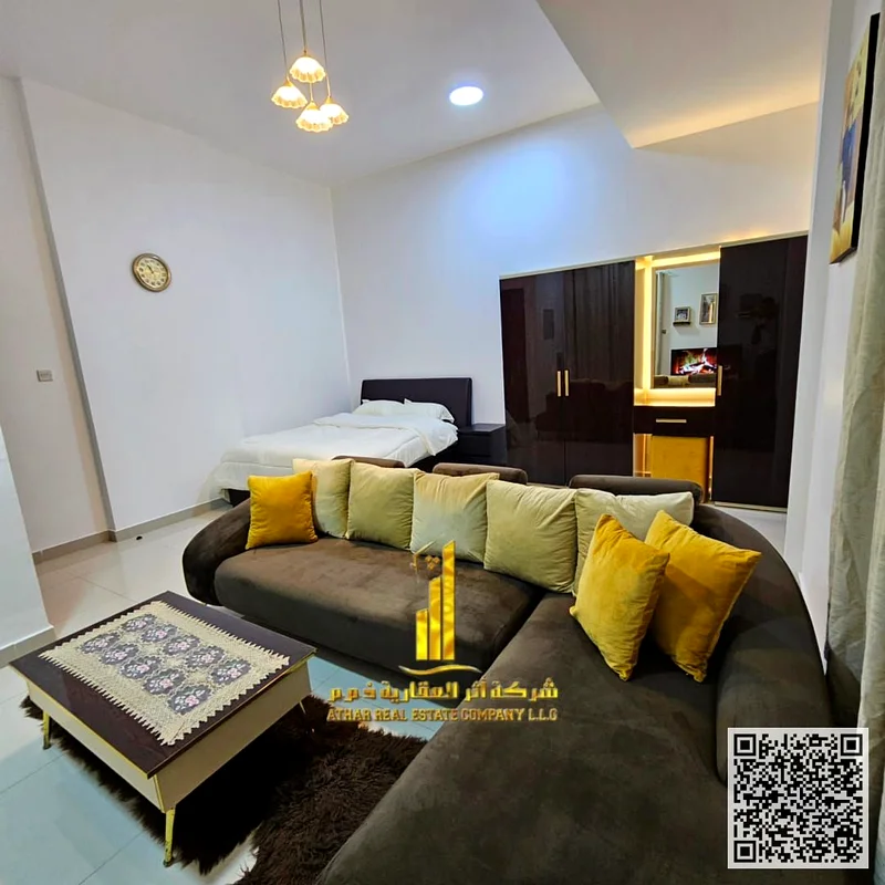 Studio apartment, With separate kitchen, fully furnished new, open view, all services included, ready to move in, prime location63837270244739114