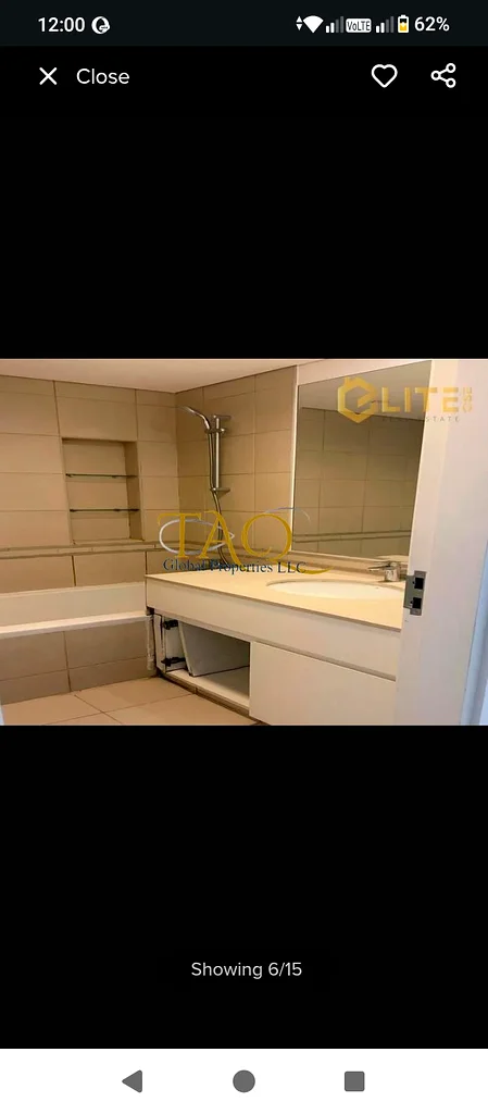 Spacious!!unfurnished studio ready to move@38k 2 chques63654981489538114