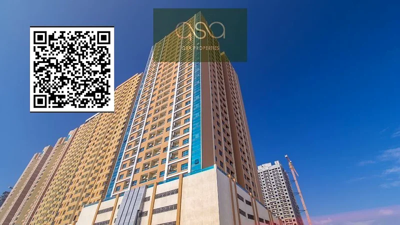 شقة بغرفة نوم واحدة واسعة متوفرة للإيجار في برج بارادايس ليك B9، إمارات سيتي، عجمان!63715947698050110