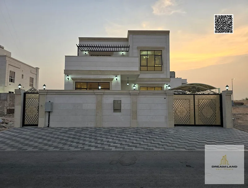 فيلا بسعر شامل جميع الخدمات، بما في ذلك الكهرباء والماء وتكاليف تكييف الهواء، تقع على الشارع الرئيسي، جاهزة للسكن في أكثر المناطق رقيًا63892909456771111