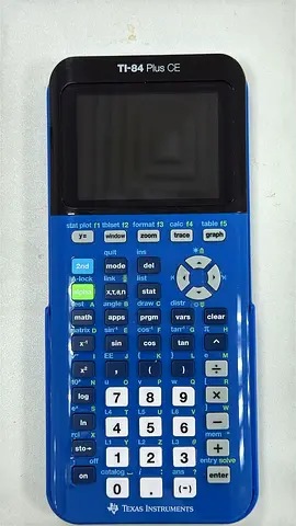 Texas Instruments Calculator Ti-84 Plus Ce Python Blue