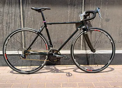 Customised Racing Bike Chromoly Frame Carbon fork Shimano Tiagra group set 10×2 speed Crank FSA Perf