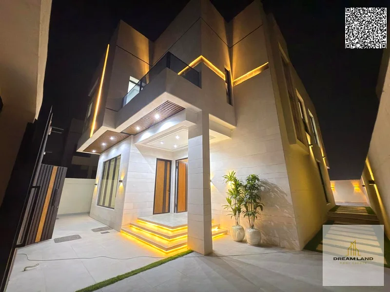 European villa with private pool for sale - Al Helio 2, Ajman. Price includes registration fees - First resident. Strategic location - Close to servic63905737593091111