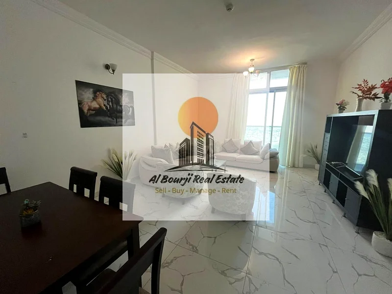 للإيجار - شقة فاخرة في برج الواحة، الرشيدية 1، لإيجار شهري في عجمان 🏢 غرفتي نوم 🛋️ صالة واسعة 🍽️ مطبخ مجهز63811472279553111