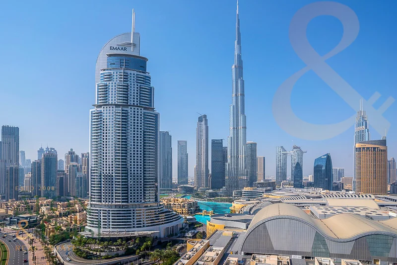 شقة بمساحات واسعة بإطلالة على برج خليفة والنافورة | مؤثثة بالكامل | فاخرة63799547260417110