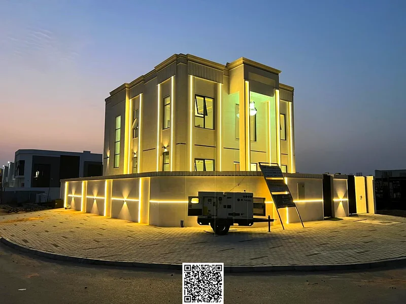 Classic all-stone villa for sale - corner | Ajman - Al Helio 2 area, including registration and ownership fees63905860867329110