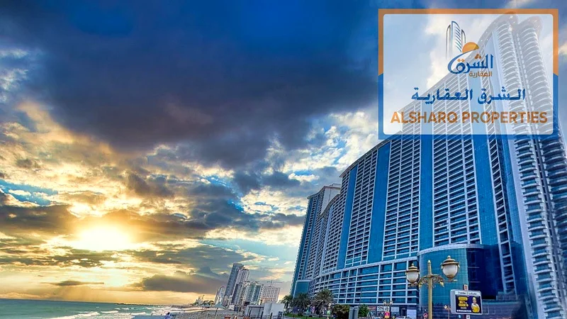 The most luxurious and upscale apartments in Ajman, Residence Towers, the largest spaces and the most beautiful view in Ajman63810633203843113