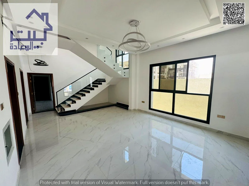 Luxury villa for sale in Al Bahia - Ajman | Two floors + roof | Modern design and prime location | Registration fees included63881909000321113