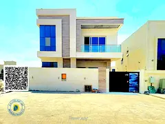 For sale, a 5-bedroom villa in Al Zahya. The price includes water, electricity, and air conditioning