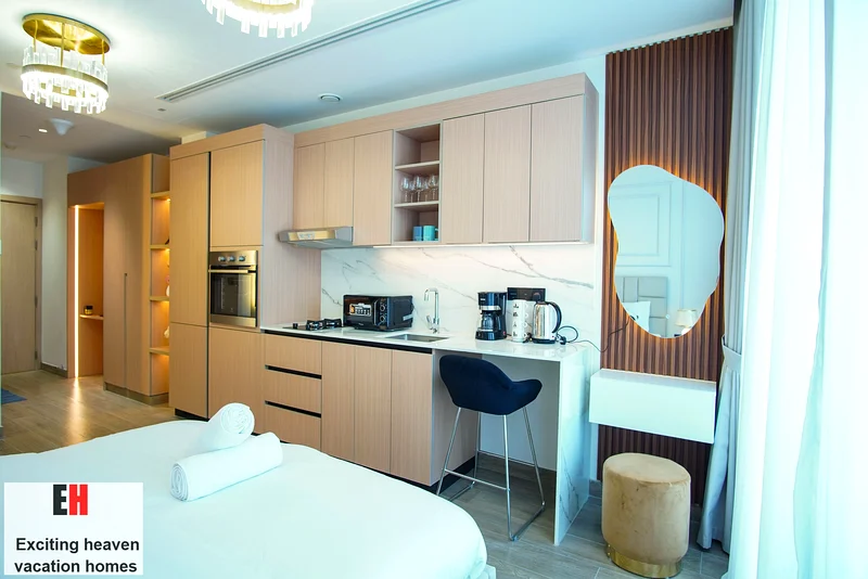 Fully Furnished Studio in Aura, JVC – Balcony, All Amenities, AED 6,000 (Bills Included)63835097163906112