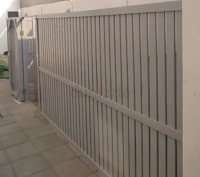 Wooden fence designing aluminum fans pergola flooring tile Garden Matniss work service