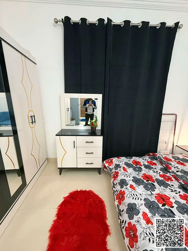 Studio apartment, With a semi-detached kitchen, fully furnished new, open view, all services included, Private Parking63837270234883113