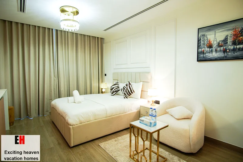Fully Furnished Studio in Aura, JVC – Balcony, All Amenities, AED 6,000 (Bills Included)63835097163906110