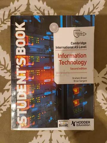 Cambridge International AS-Level Information Technology Book 1