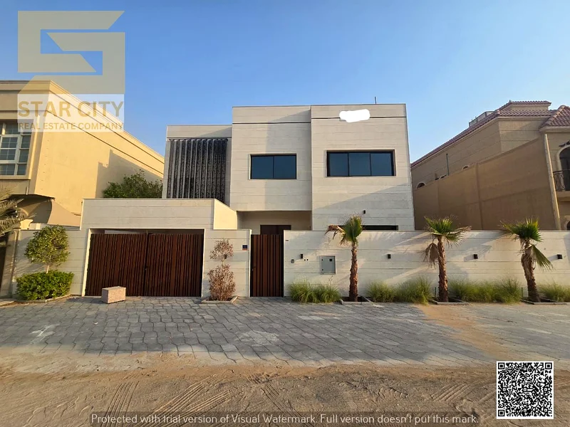 Villa for sale in Rawda 1 with a private pool, including electricity, water and air conditioning, elegant design and a prime location close to service63877790679682110