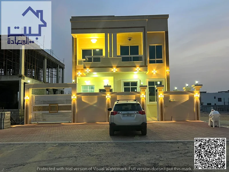Modern villa, including water and electricity, opposite a mosque and direct services, freehold for all nationalities63905988328577110