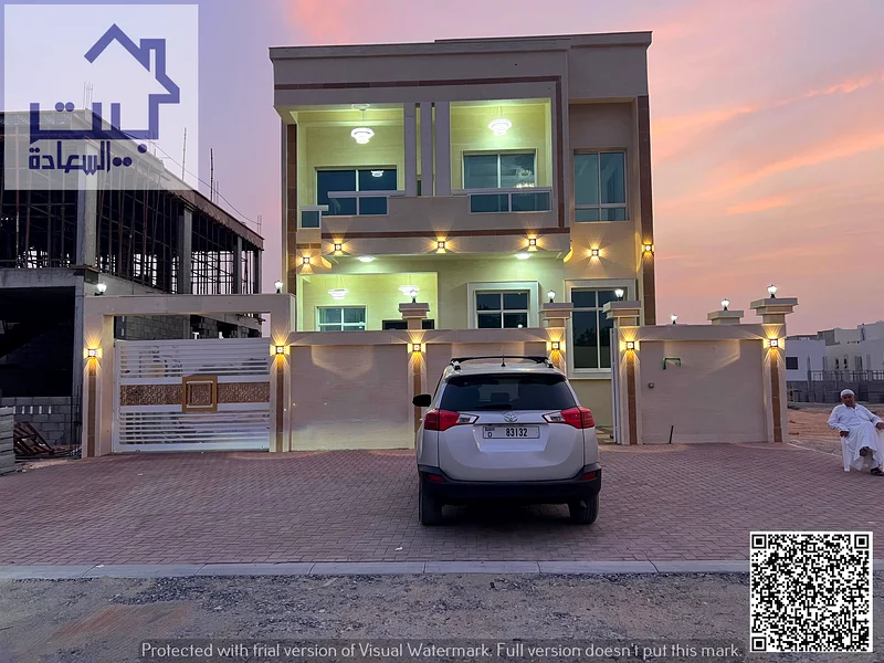 Modern villa, including water and electricity, opposite a mosque and direct services, freehold for all nationalities63905988328577111