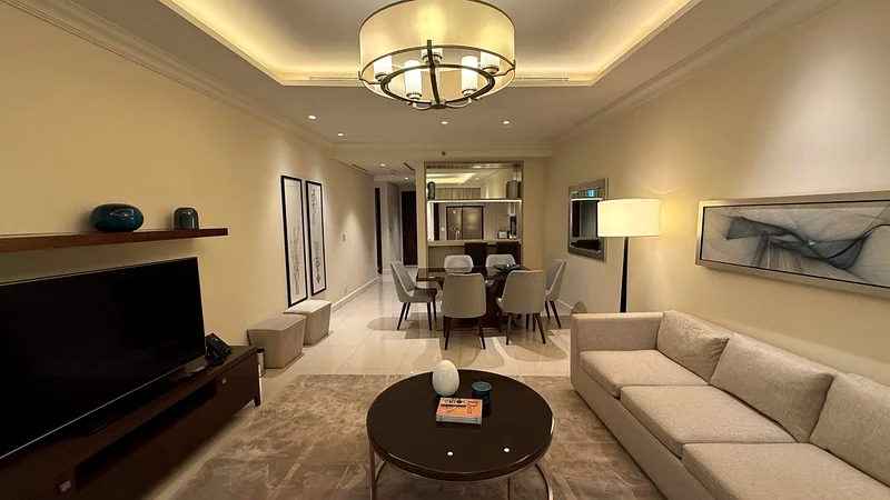 Burj Khalifa View Luxurious 02bedrooms Apartment including all bills in Famous Address Dubai Mall Residences connectivity to Dubai Mall and Metro63772753033345114