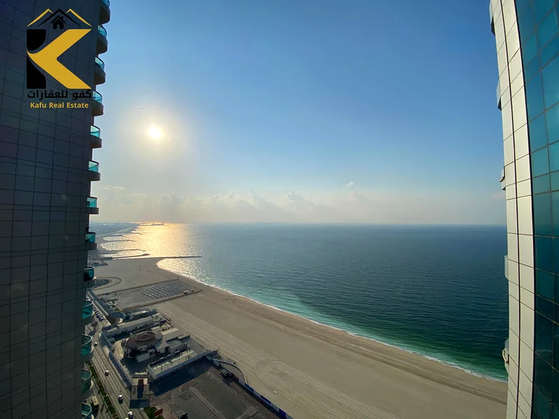 Two-bedroom resale unit in **Corniche Residence** with **sea view**.63870881020801111