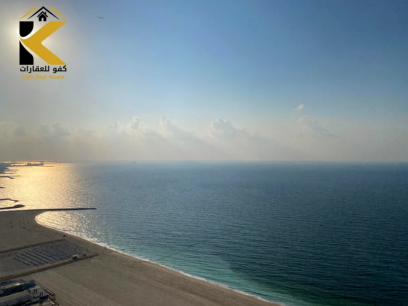 Two-bedroom resale unit in **Corniche Residence** with **sea view**.63870881020801110