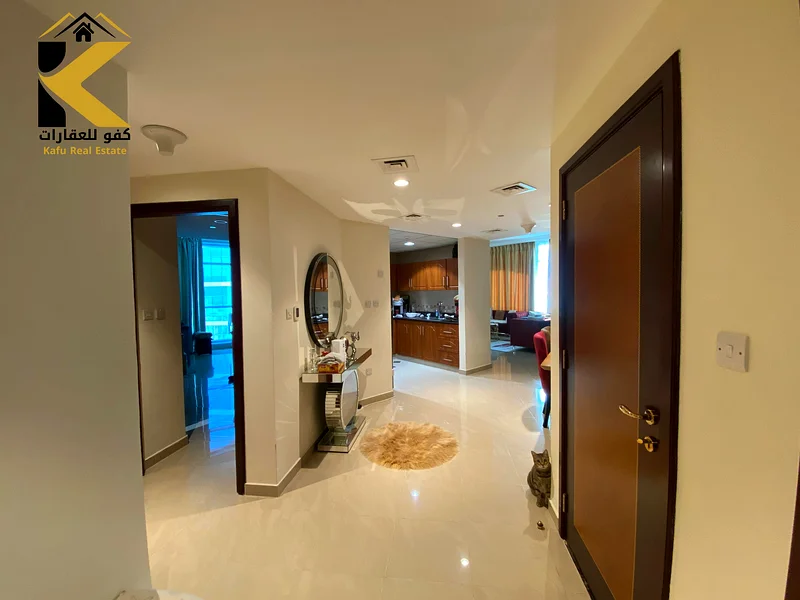 Two-bedroom resale unit in **Corniche Residence** with **sea view**.63870881020801114