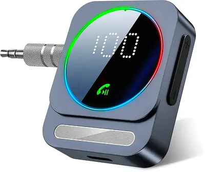 Sonru Bluetooth 3.5mm AUX Adapter for HiFi, SONRU Mini Wireless Bluetooth Receiver [Hands-free C