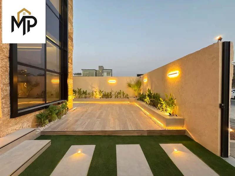 Villa - Two floors & large courtyard including fees - Close to Sheikh Mohammed bin Zayed Road - Freehold for all nationalities for life - With the pos63872690841347112