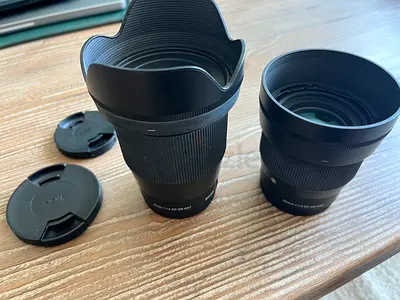 High-Quality Sigma 16mm f/1.4 DC DN and Sigma 56mm f/1.4 DC DN E- mount for Sony Lens for Sale.