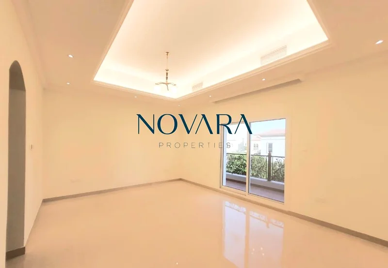 🏡 فيلا بـ 5 غرف نوم + قاعة بالطابق السفلي | داخل الفناء | حديقة منسقة | للإيجار 330,000 درهم/سنة63727565420803112