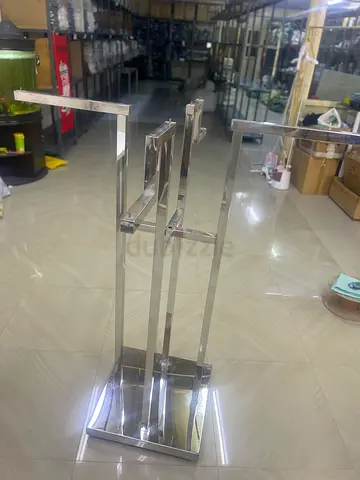Sleek and Modern Stainless Steel Bar Table Base