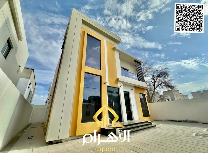 For sale, a villa in Ajman Al Zahya, including fees, 3 master bedrooms, a majlis, a hall, a maid’s room, 5 bathrooms, freehold for all nationalities,63906520714114112