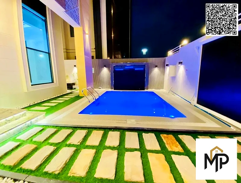 Investment opportunity: a luxurious VIP villa in a very prime location with a swimming pool, at a price including electricity, water, and air conditio63907043778051111