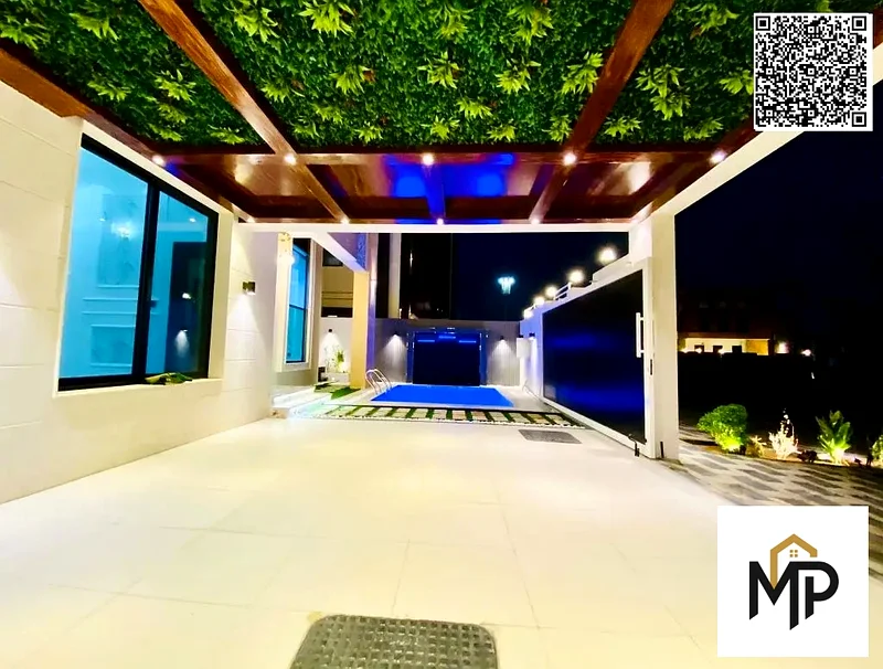Investment opportunity: a luxurious VIP villa in a very prime location with a swimming pool, at a price including electricity, water, and air conditio63907043778051112