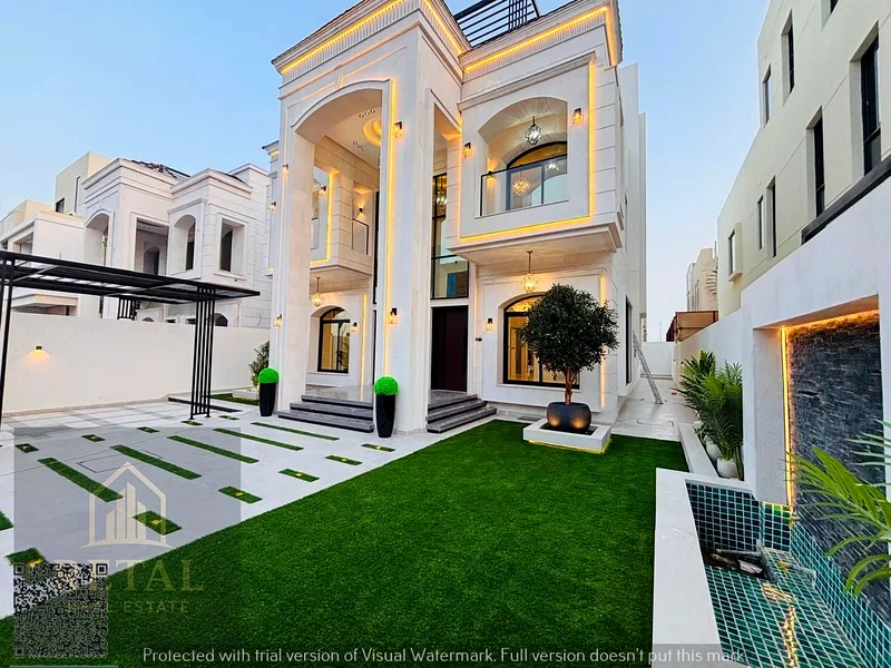 Classic villa in Al Bahia – 5 bedrooms, 3 halls, roof seating, 4280 sqft built-up, AED 2.4M. Prime location & luxury living opportunity.63882331780738112