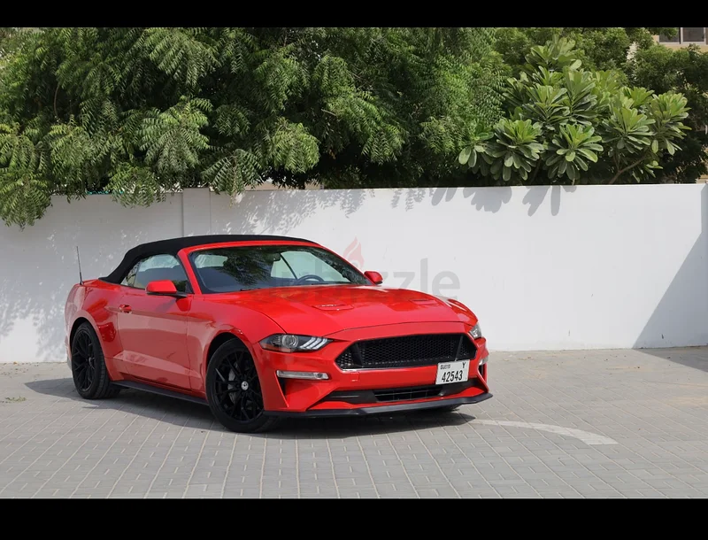 Ford mustang convertible red GT63612081747970111