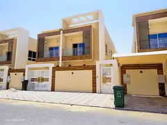 Villa for rent in Ajman, Al Yasmeen area  5 master bedrooms, sitting room, living room, kitchen and