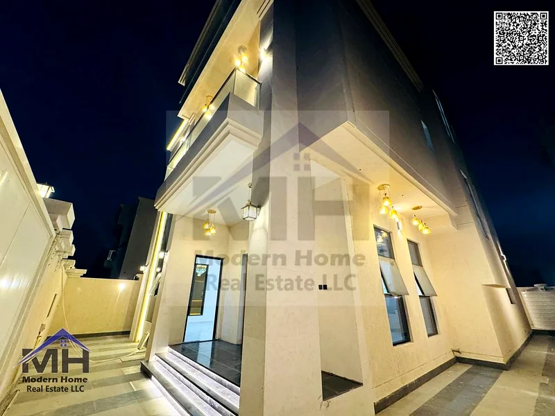 At a price that includes registration fees, electricity water and AC own an elegant 3-story, 6-room villa in Ajman First resident freehold central AC63907043859587113
