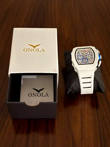 Stylish ONOLA White Watch with Stylish Design