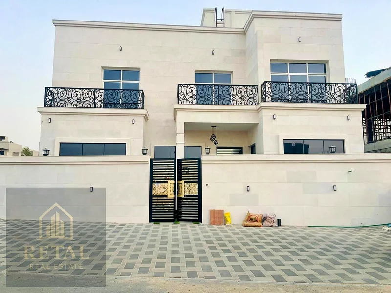 فيلا ركن فاخرة في الهيليو 2 عجمان بثلاثة طوابق و6 غرف نوم ومسبح خاص وجاكوزي وغرفة خادمة وتصميم حديث وتسجيل مجاني وجاهزة للسكن63909770355075110