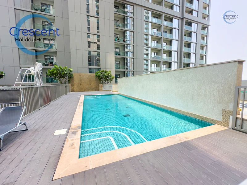 Stylish 2BR Apartment with 2 Private Balconies & Pool View63830640205699113