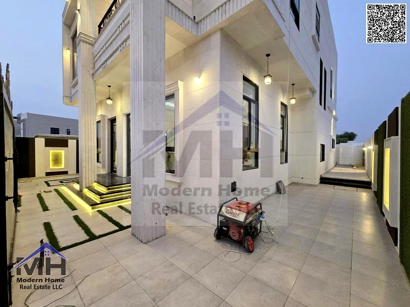 At a price including registration fees, own a classic villa in Ajman, freehold, first resident, super deluxe finishing63907043912194114
