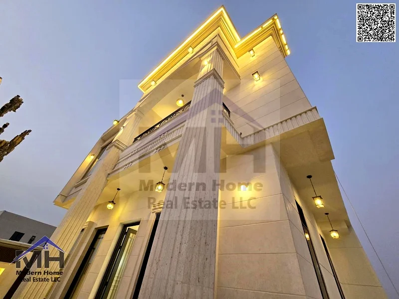 At a price including registration fees, own a classic villa in Ajman, freehold, first resident, super deluxe finishing63907043912194113
