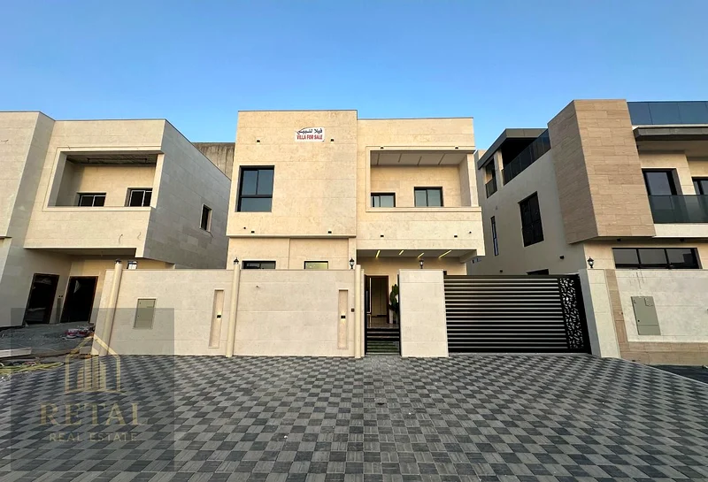 فيلا حديثة للبيع في الباهية عجمان تطل على الحديقة والمسجد بالقرب من المدارس والمستشفيات والخدمات بتصميم فسيح وأنيق عصري63882331736322111