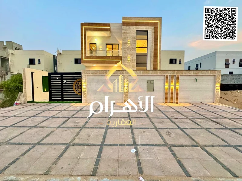 An exceptional opportunity to own a luxurious villa in Al Helio 2, Ajman, with a modern design and spacious area near Al Zahia Hypermarket and opposit63906519859969110