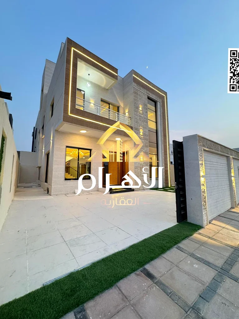 An exceptional opportunity to own a luxurious villa in Al Helio 2, Ajman, with a modern design and spacious area near Al Zahia Hypermarket and opposit63906519859969112