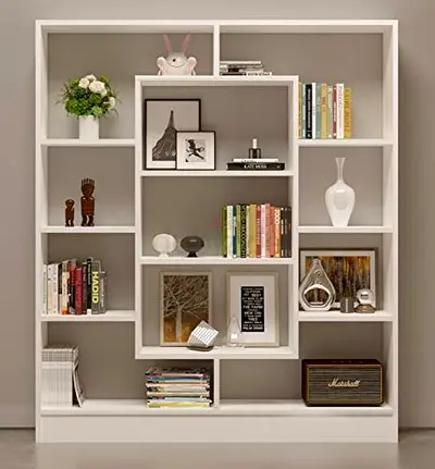 Stylish White Bookshelf - Perfect for Any Room!