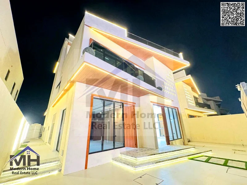 At a price including registration fees, own a villa with a European-designed swimming pool in Ajman, freehold, first resident opposite Azha Community63907479615489113